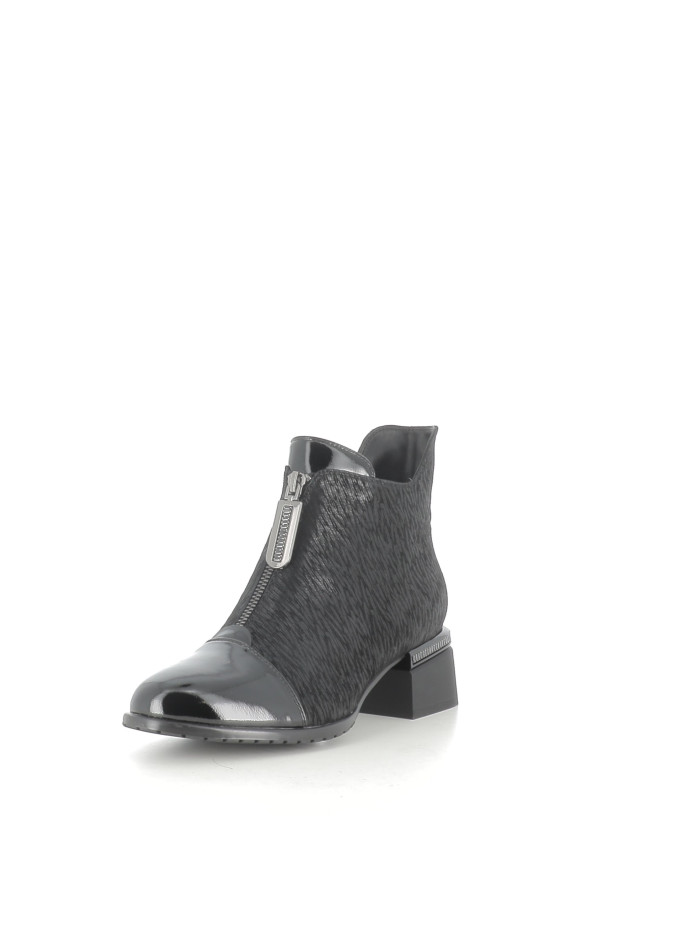 Rieker Bottines Classiques Pour Femme - Modèle 75432, Cuir Synthétique, Talon Bloc 4.2 Cm, Tige 17 Cm - Confort Chaud Et Décontracté