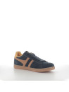 Baskets bleues et marron