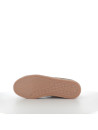 Baskets bleues et marron