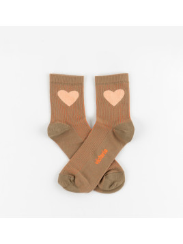 Chaussettes coton coeur
