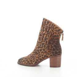 Boots Léopard daim