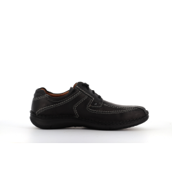 basket en cuir noir