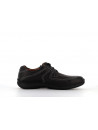 basket en cuir noir