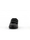 basket noir en cuir