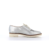 Derby argent en cuir funny