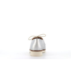 Derby argent en cuir funny