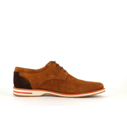 derby homme marron en cuir