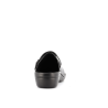 sabot noir en cuir