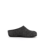 chausson style sabot gris
