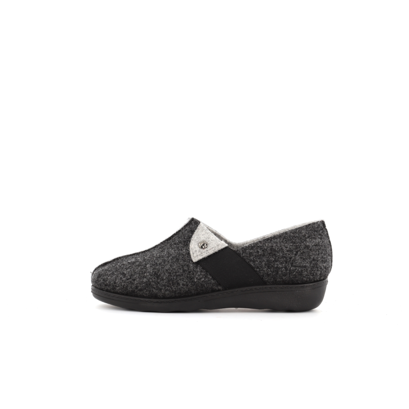 chausson fermé gris