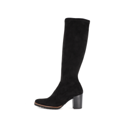 Botte noir en cuir
