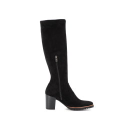 Botte noir en cuir