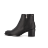 Bottine noir en cuir