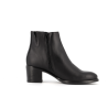 Bottine noir en cuir