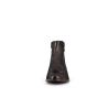 Bottine noir en cuir