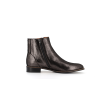Bottine noir en cuir
