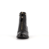 Bottine noir en cuir