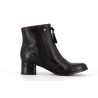 Bottine noir en cuir