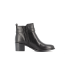 Bottine noir en cuir