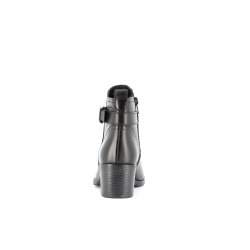 Bottine noir en cuir