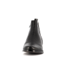 Bottine noir en cuir