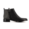 Bottine noir en cuir