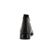 Bottine noir en cuir
