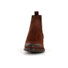 Bottine marron en cuir