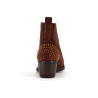 Bottine marron en cuir