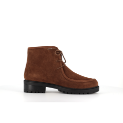 Bottine marron en curi Amelio