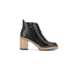 Botitne noir en cuir