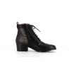 Bottine noir en cuir Tonka