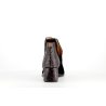 Bottine noir en cuir