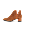 Bottine marron en cuir
