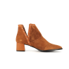 Bottine marron en cuir