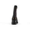 Botinne noir en cuir