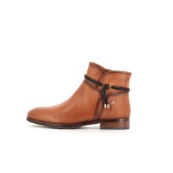 Bottine marron en cuir