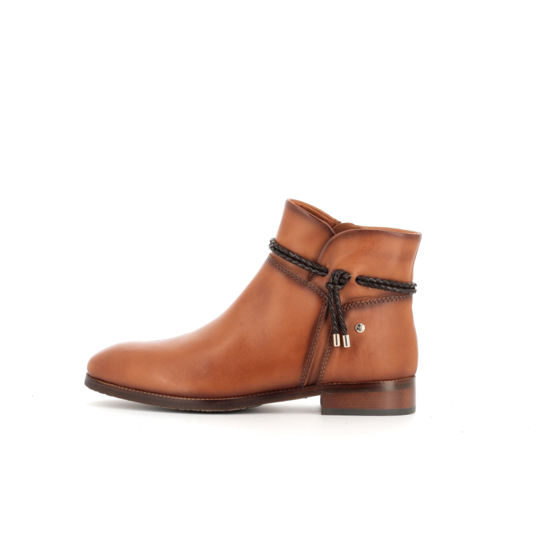 Bottine marron en cuir