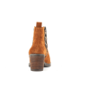 bottine marron en cuir