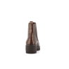 Bottine bronze en cuir