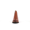 bottine en cuir marron