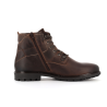 bottine en cuir marron