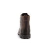 bottine en cuir marron