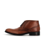 bottine en cuir marron