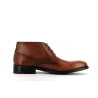 bottine en cuir marron