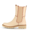 Botte blanche en cuir
