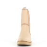 Botte blanche en cuir