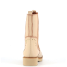 Botte blanche en cuir