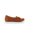 mocassin marron en cuir