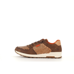 basket marron en cuir